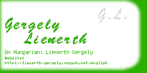 gergely lienerth business card